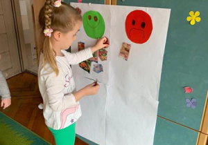 Dzieci porządkują co jest zdrowe a co nie