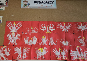 Prace plastyczne dzieci z grupy Wynalazców
