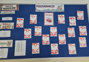 Prace plastyczne dzieci z grupy Poszukiwaczy