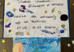 Kosmiczna kartka dla astronauty