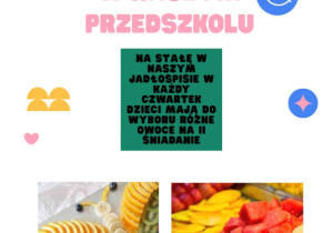 plakat z informacjami