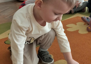 Dzieci podczas zajęć z okazji Dnia Kota