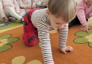 Dzieci podczas zajęć z okazji Dnia Kota