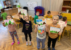 Dzień terenie górskich- praca plastyczna Tropiciele