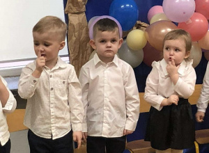 Pasowanie na Przedszkolaka w grupie Poszukiwaczy