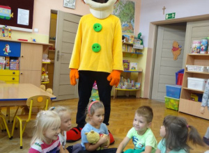 22 września 2017 r. - Trampolinek z wizytą u przedszkolaków.