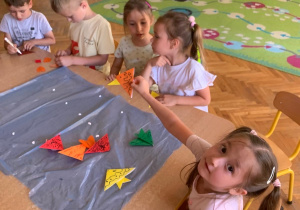 Rybki z papieru z origami