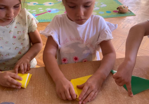 Rybki z papieru z origami