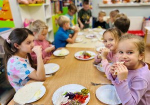 Degustacja zdrowej tortilli