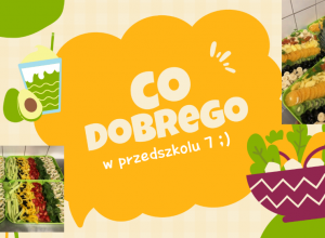 Plakat z posiłkami z tego tygodnia