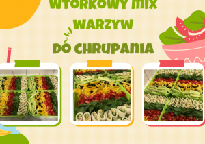 Plakat z posiłkami z tego tygodnia