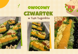 Plakat z posiłkami z tego tygodnia