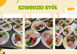 Plakat z posiłkami z tego tygodnia