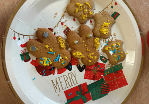 Ozdobione przez dzieci pierniki