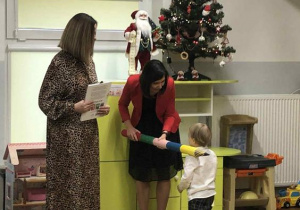 Chłopiec podczas pasowania