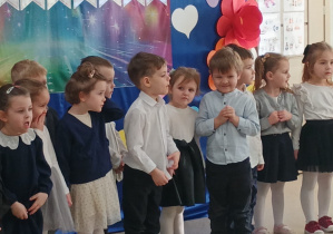 Dzieci podczas występów