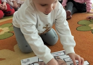 Dzieci podczas zajęć z okazji Dnia Kota