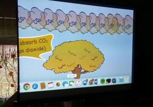 Projekcja filmu o zanieczyszczeniach powietrza