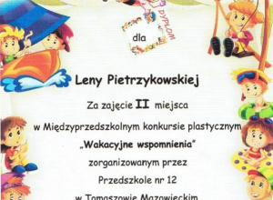 Lena Pietrzykowska zajęła II miejsce
