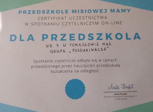 Spotkanie online z Panią Wiosną