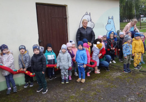 Maluszki dotarły na miejsce zbiórki